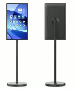 High Performance Signage Display (24'' & 32''), Google zertifiziert, mit Akku-Standsystem, weiß & schwarz